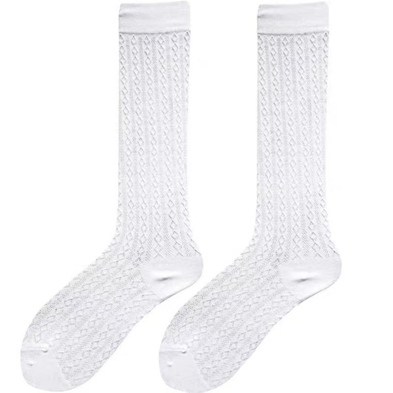 Spring and summer thin twist calf socks Korean version of Japanese…