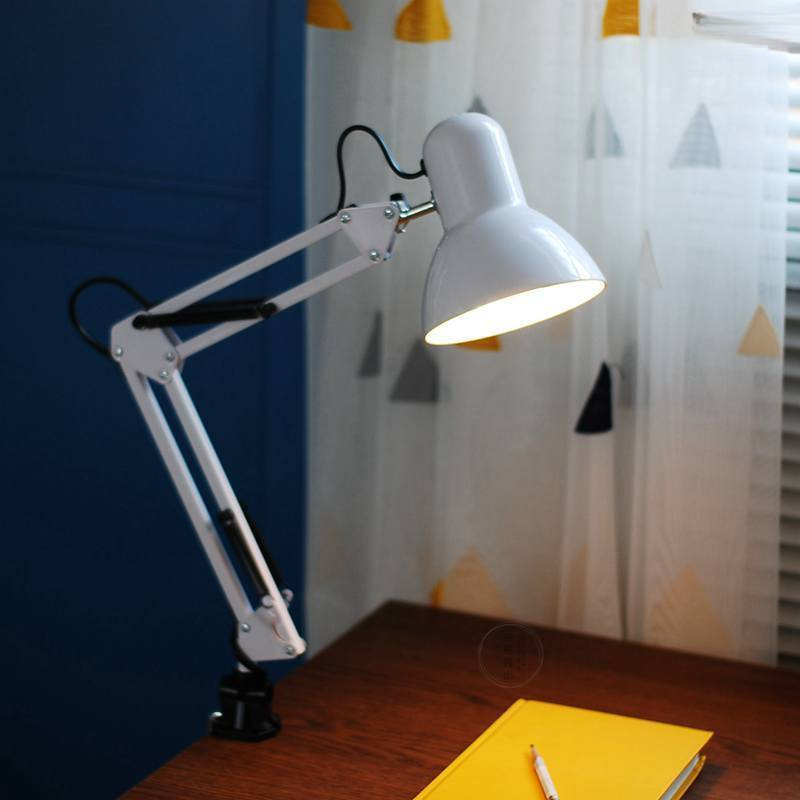 Lámpara de mesa de pestañas de uñas LED, clip de protección ocular de disparo, trabajo de aprendizaje de escritorio, pintura, reparación de tatuajes