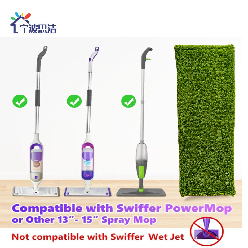 Замена подушки/губки для швабры Amazon Swiffer Power Mop впитывающий губчатый элемент для влажной и сухой уборки пола