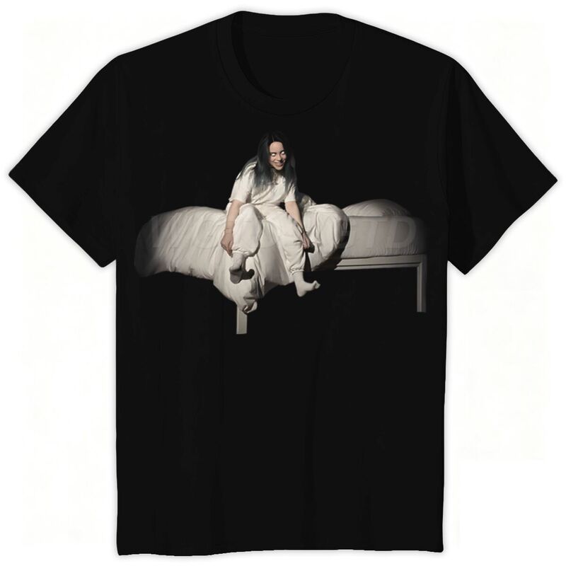 Amazon Billie Eilish Printed American Casual Short-Sleeved Trendy Loose T-Shirt for Men and Women Amazon Billie Eilish Printed American Casual Short-Sleeved Trendy Loose T-Shirt for Men and Women