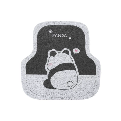 Car foot mat cartoon back Universal Foot Pad - back-panda-foot-pad-rear-row