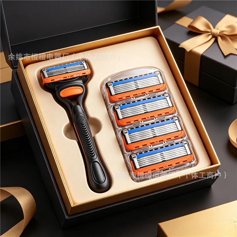 Manual Razor New Model Five-Layer Blade Men's Shaving Razor 5-Layer Blade Head Classic Razor Blade Holder
