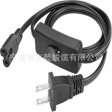 AC ����8��βԴ�����_�P  NEMA 1-15P �� IEC320 C7 303�_�P늾�