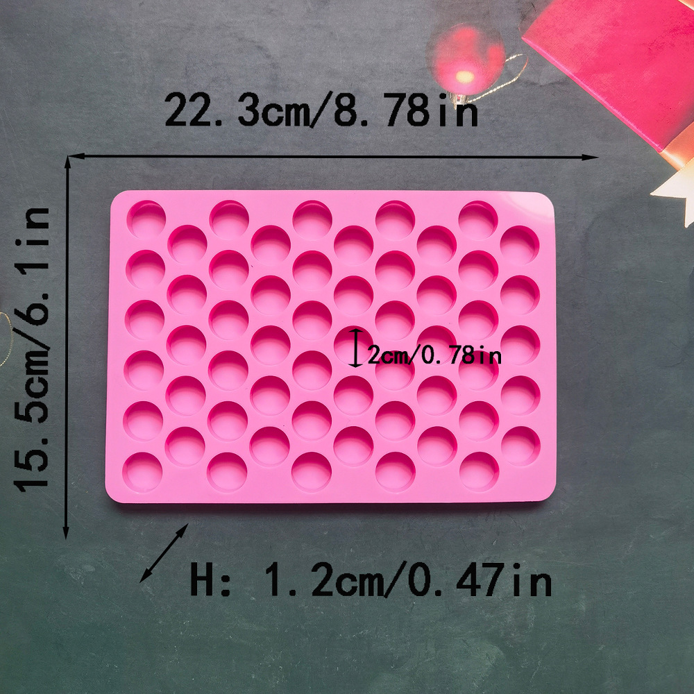 Silicone 55 columnas 372 chocolate horneado pasteles galletas muffins pasteles molde postres herramientas de cocina