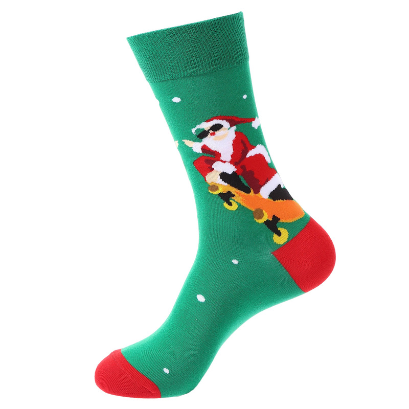 Haichin クロスボーダー クリスマス ミッドチューブ トレンド ソックス レディース ヨーロッパとアメリカのトレンド ブランド クリスマス ソックス ロングソックス メンズ イン トレンド ソックス|undefined
