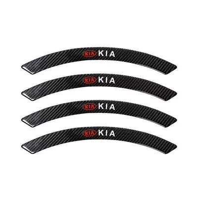 wheel arch stickers, adhesive wheel, Qapı və bamper qoruyucu zolaqlar - korea-asia-carbon-fiber-wheel-arches-4-piece-set-unpackaged