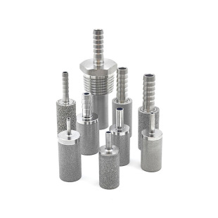 316 Stainless Steel Aeration Head, Corrosion-Resistant and Pressure-Resistant Aeration Stone 5-100 Microns, Metal Sintered Porous Filter Element