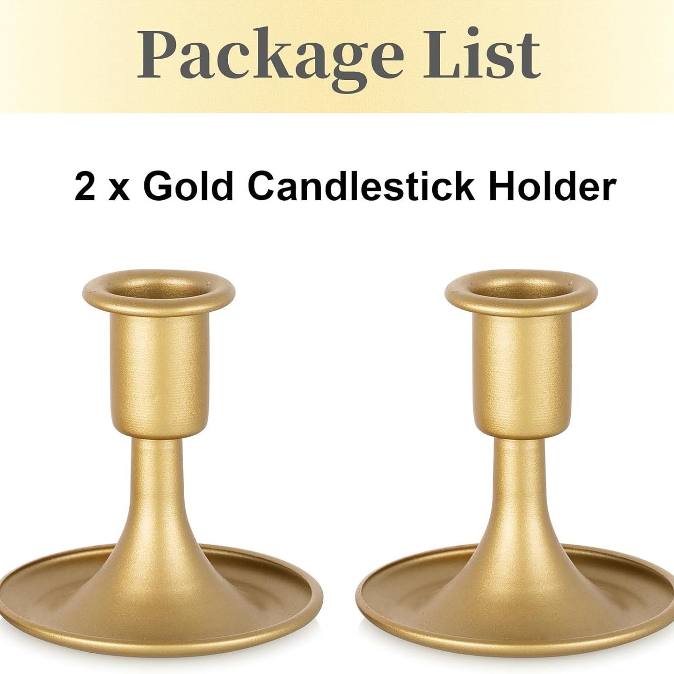 Fábrica directa transfronteriza altavoces europeos retro dorados mesa de comedor romántica decoración de cena a la luz de velas