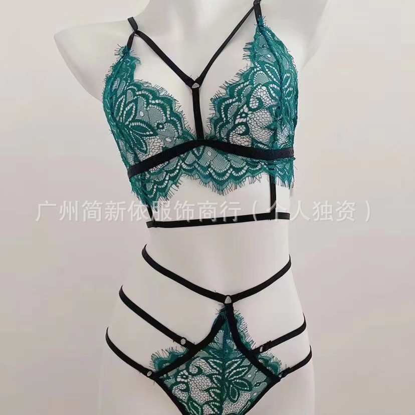 SHEIN comercio exterior europeo y americano ropa interior sexy dividida unida productos de cola sexy lingie