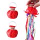 Hand-throwing ribbon pull flower color strip pull gun small salute wedding atmosphere props birthday spray tube hand-held wedding fireworks