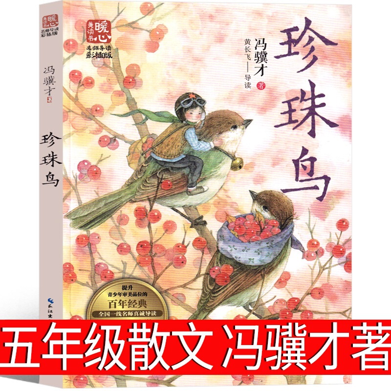 Pearl Bird Book Feng Jicai's Fifth Grade First Book Must Read Famous Teachers Guide to American Painting Edition Reading Children's Literature