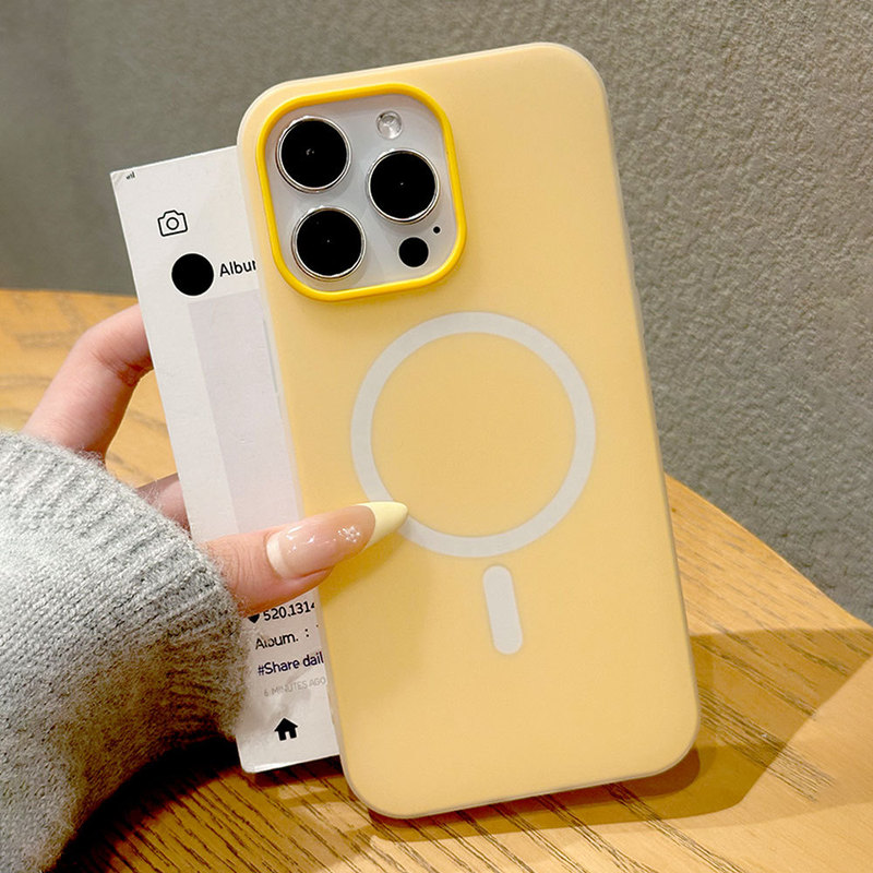 肌に優しい磁気吸引ゼリーシェルツーインワン Apple 16 携帯電話ケース iphone15 保護カバー 14 大穴落下防止|undefined
