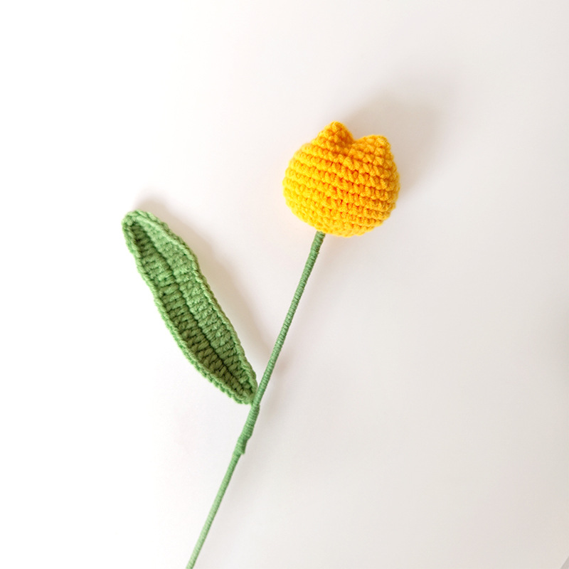 Producto acabado-Tulip gordo amarillo dorado