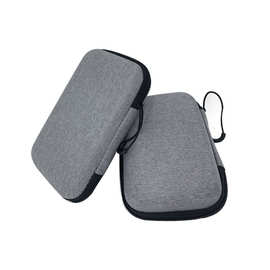 领夹麦一拖一收纳盒 耳机包装  数据线拉链包 无线麦克风收纳包收