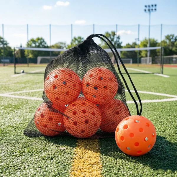 Mesh Bag for Pickleball Storage, Holds 26 Holes, 40 Holes, 74mm Perforated Balls, Pe High-Quality Pickleballball