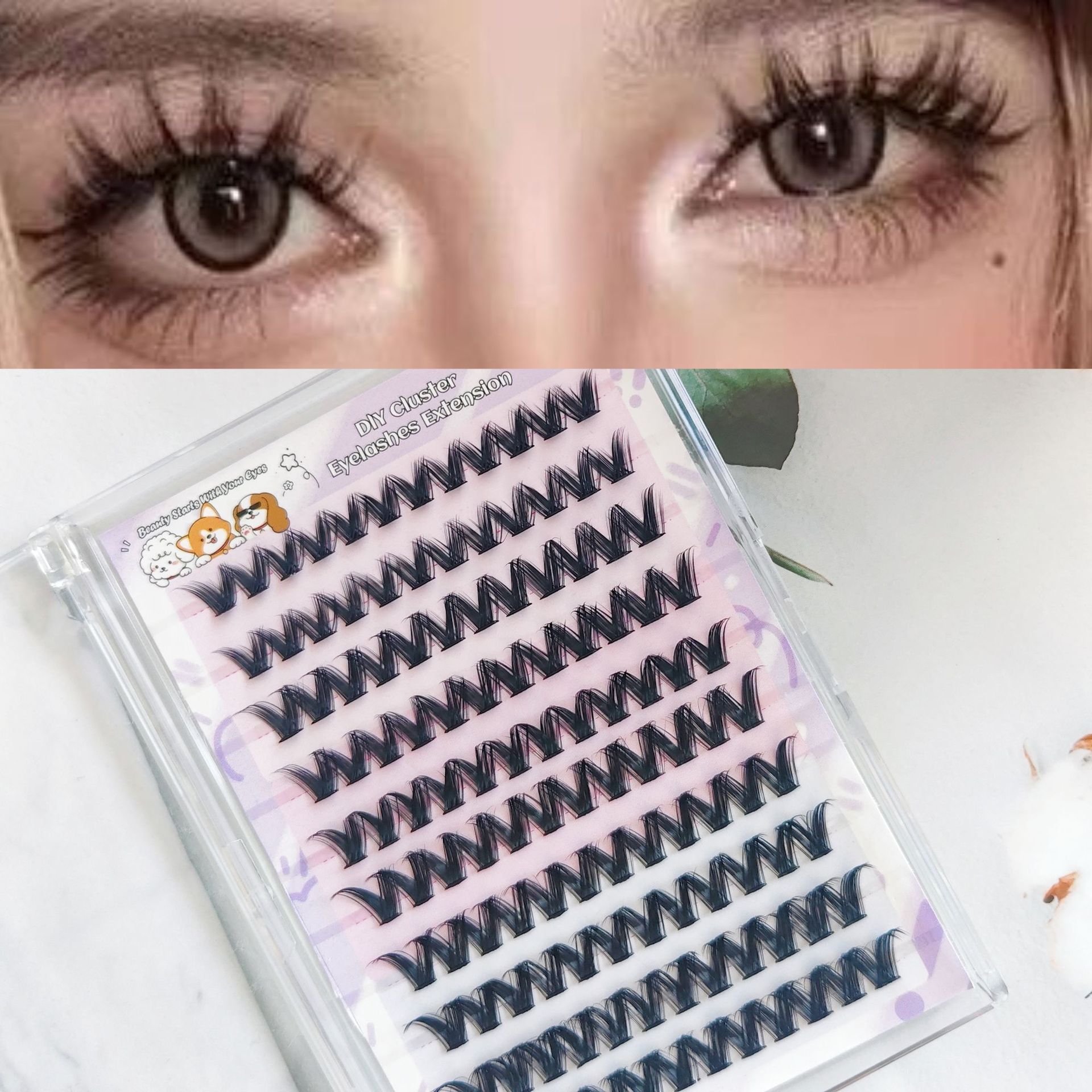 Las pestañas falsas transfronterizas proporcionan pestañas falsas de gran capacidad sin pegamento.