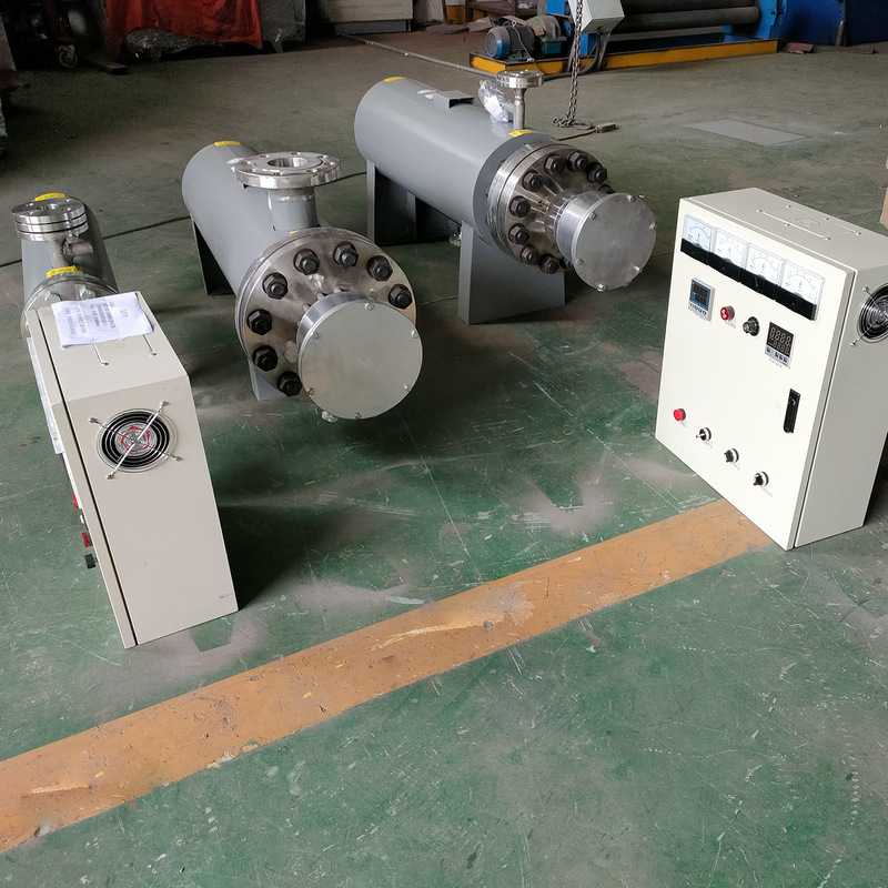 Melt-Blown Fabric Production Line Hot Air Heater Pid Temperature Control Duct Heater Horizontal Flange Pipeline Heater