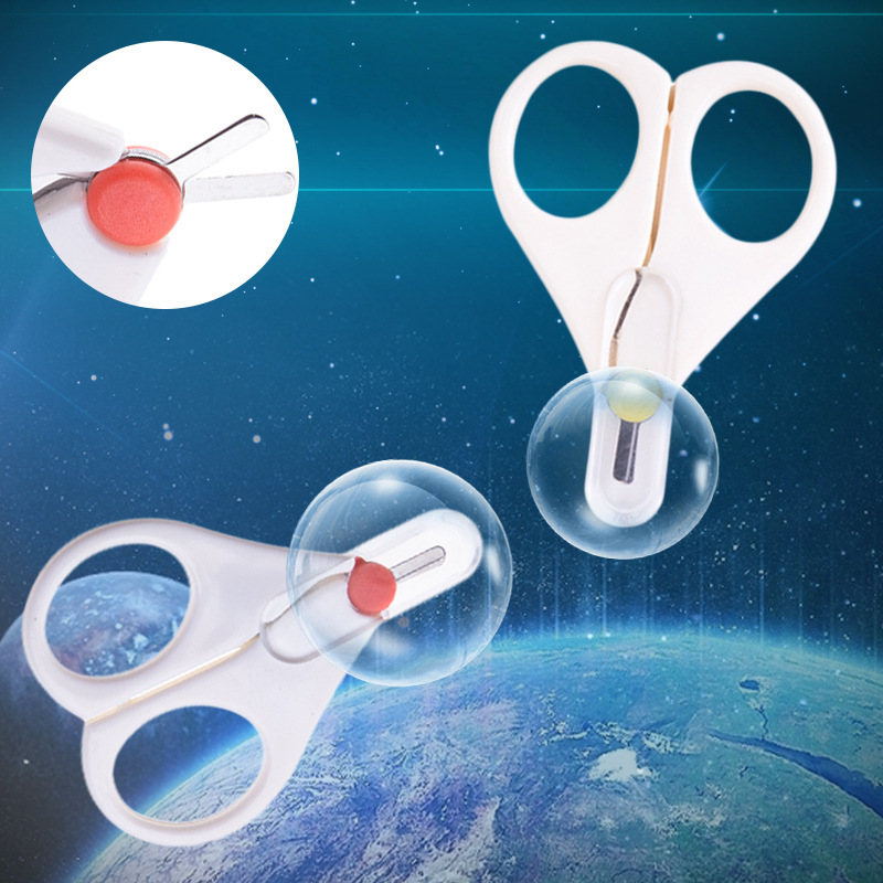 Dora Dora Baby Scissors, Baby Nail Clips, Newborn Nail Trimmer, Baby Nail Nippers, Rounded Tip Anti-Muscle Clipping Scissors