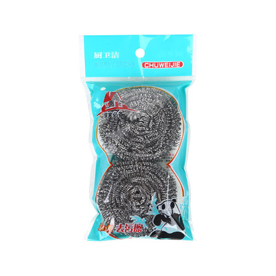 厨卫洁强力型去污擦不锈钢清洁球厂家供应 不掉渣不生锈钢丝球