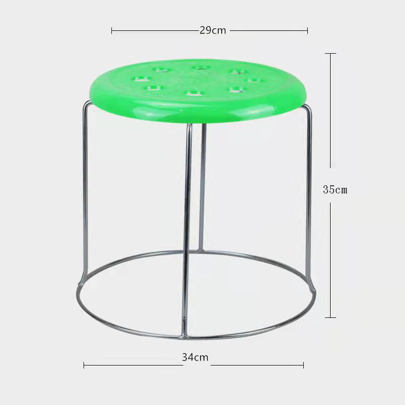 Sillas taburetes de metal taburetes redondos para el hogar taburetes de comedor gruesos de acero sala de estar para el hogar parrilla gran estante de envío gratuito