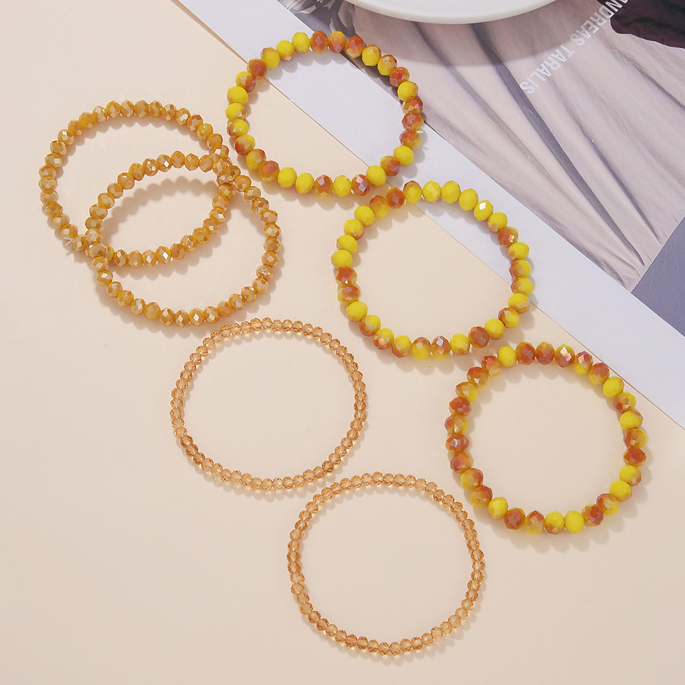 Simple Style Solid Color Artificial Crystal Wholesale Bracelets display picture 2