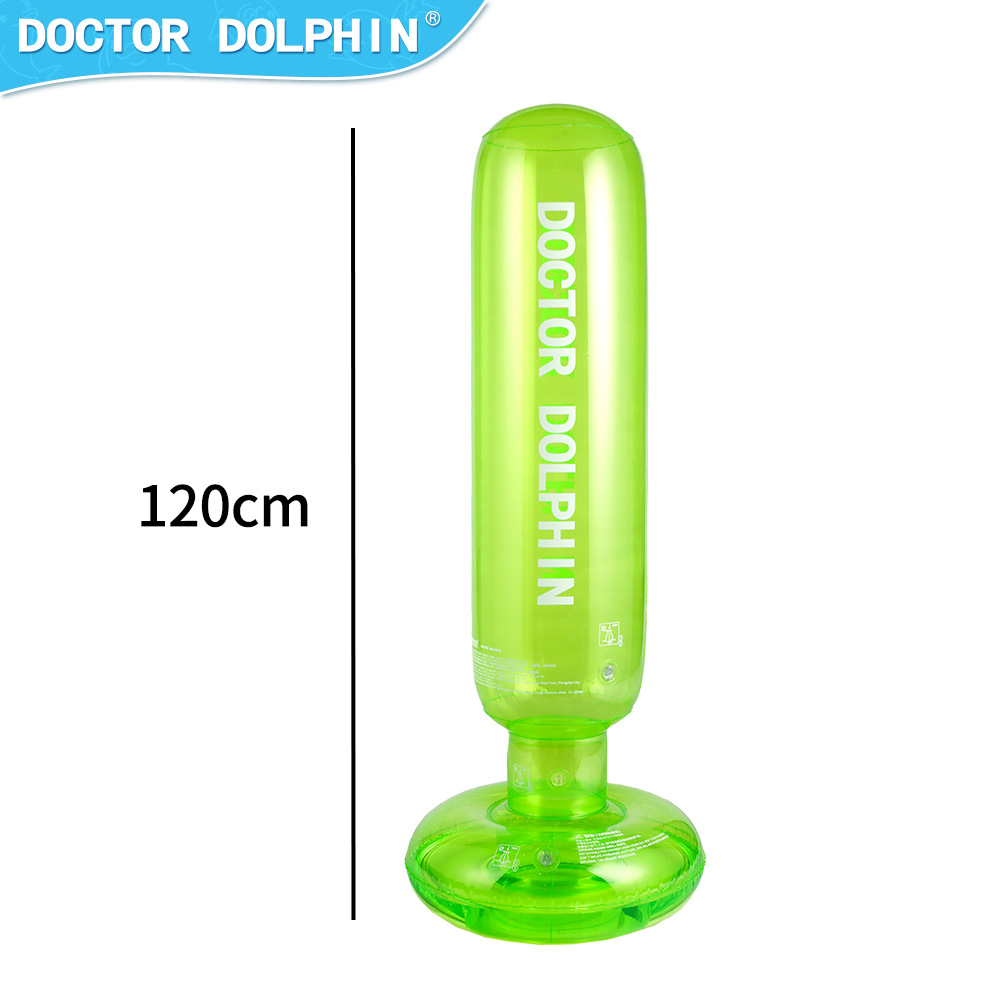 Doctor Dolphin vaso inflable para niños columna de boxeo inflable para niños inyección de agua para niños vaso de boxeo para el hogar