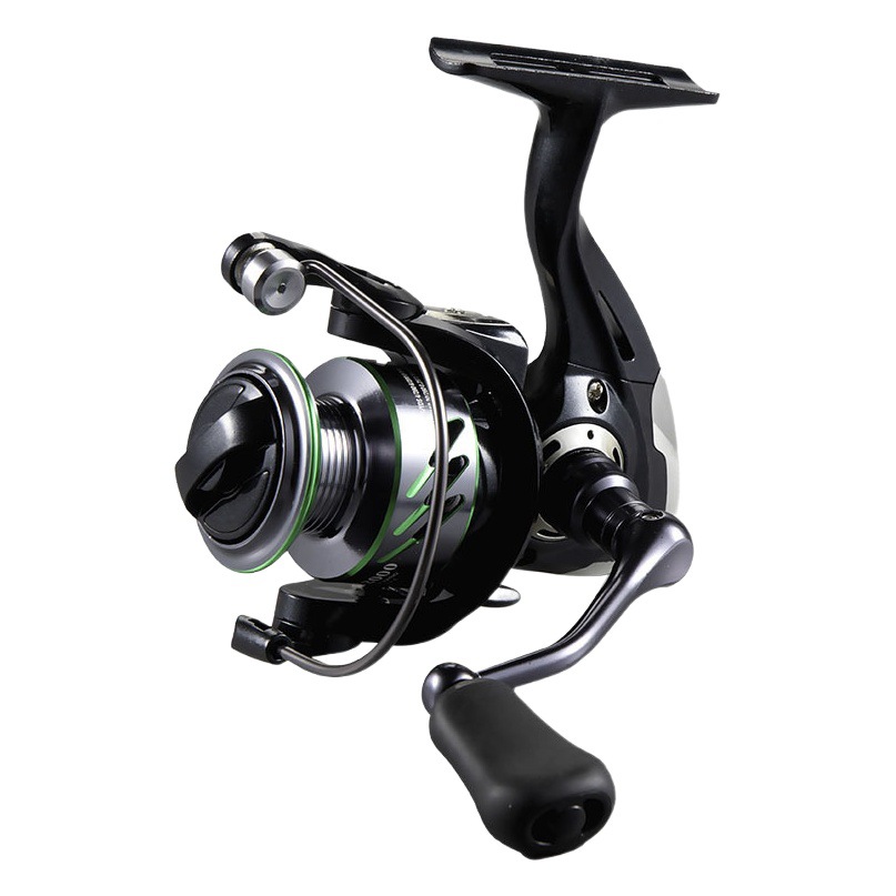 Golden Shark King carrete de pesca de metal completo Bisel micro-objeto taza de alambre superficial taza de alambre profundo rueda giratoria no brecha carrete de pesca