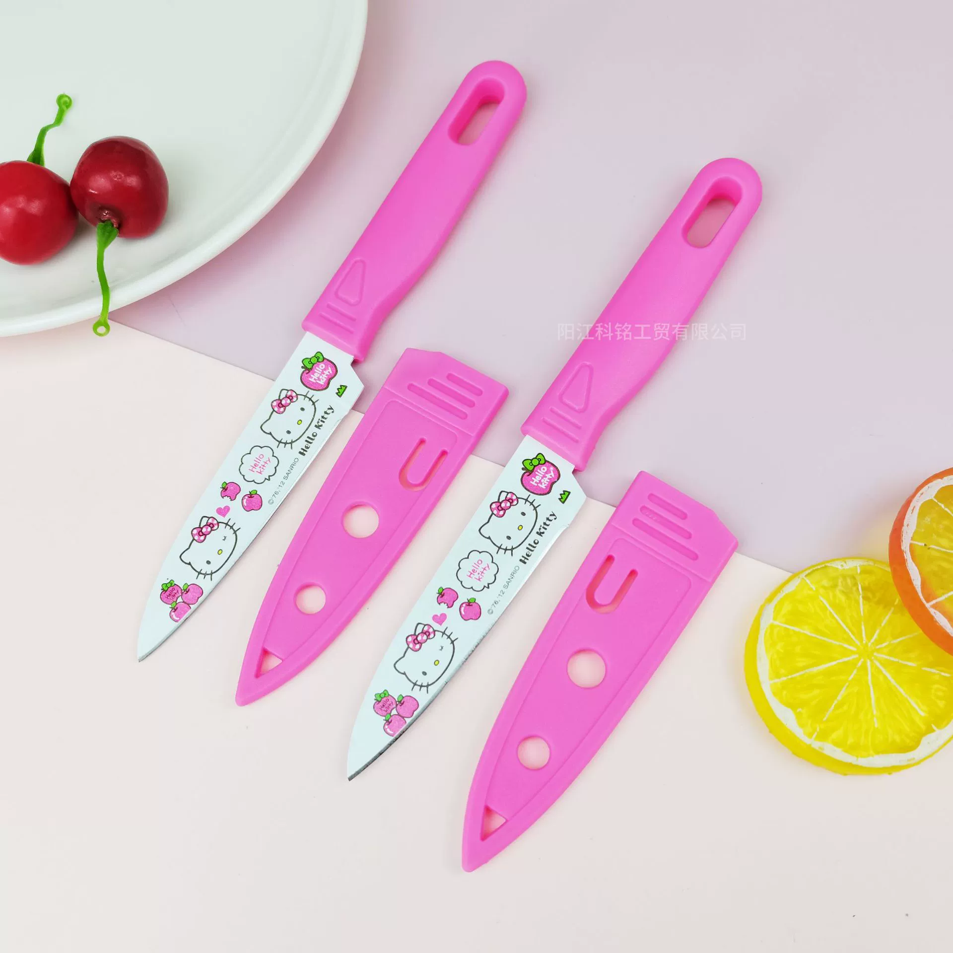 Производство и продажа лезвия Hello Kitty милый мультяшный нержавеющая сталь фруктовый нож чистит очищает