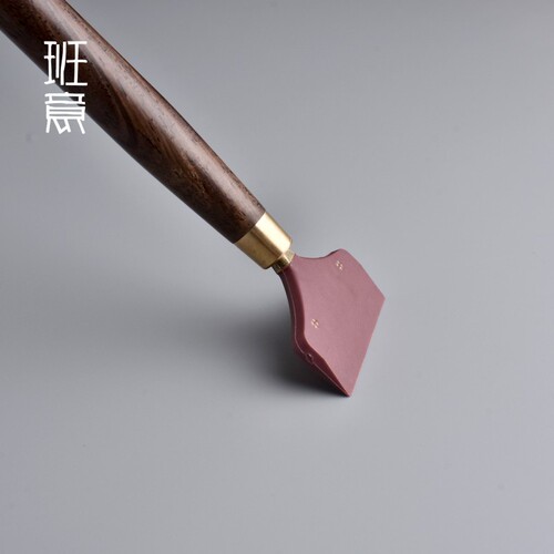 Tea scraper, tea tray cleaning brush, tea residue brush, water scraper, bakelite tea tray cleaning brush, cleaning brush, tea set accessories