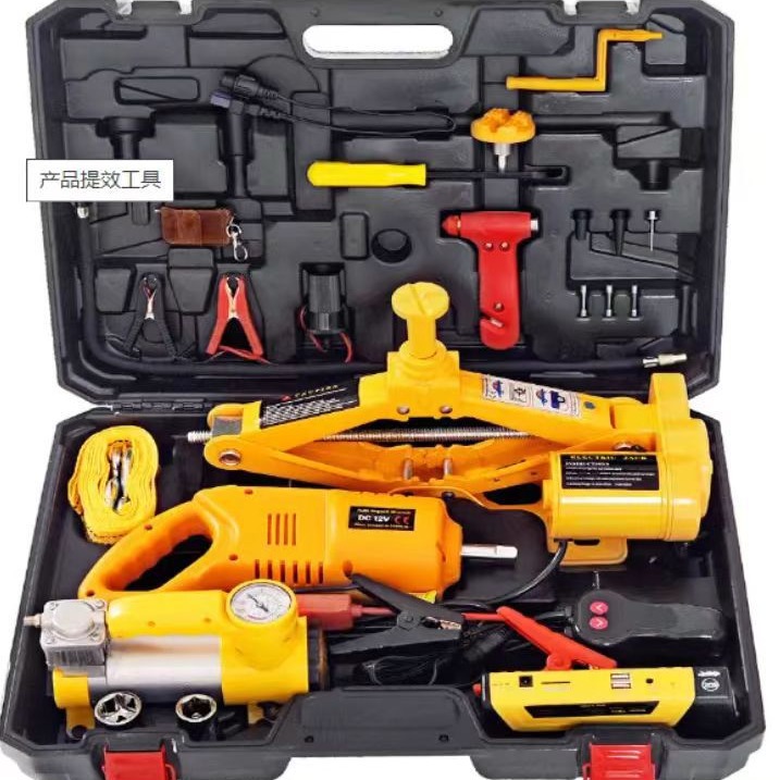 车载电动千斤顶12v轿车越野车SUV电动液压千斤顶套装遥控千斤顶
