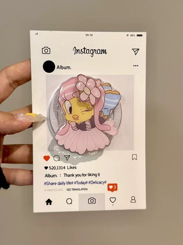 新しい漫画のかわいいシェイクマグネットホルダー携帯電話エアバッグデスクトップ強力な吸着に適しています|undefined