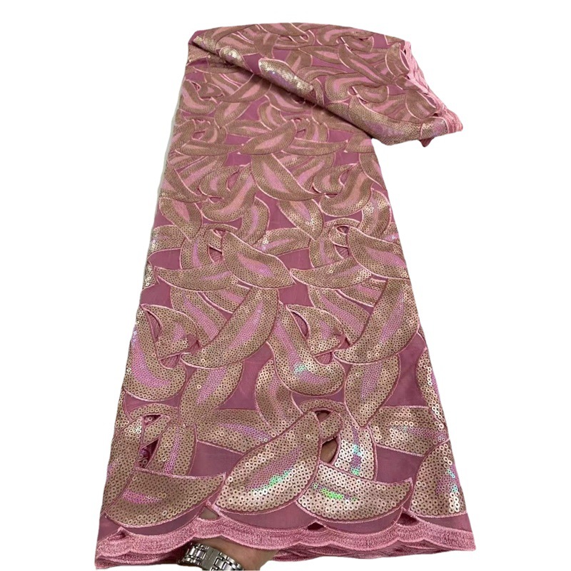 Tela de lentejuelas estilo Hepburn para vestido de novia, tela bordada con lentejuelas multicolores, tela de bordado con lentejuelas, ribete de encaje estilo cheongsam