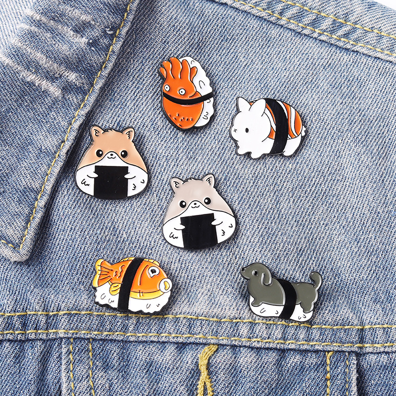 Nouvelle Broche En Alliage De Série Animale Broche De Peinture De Poulpe De Hamster Créatif En Gros display picture 2