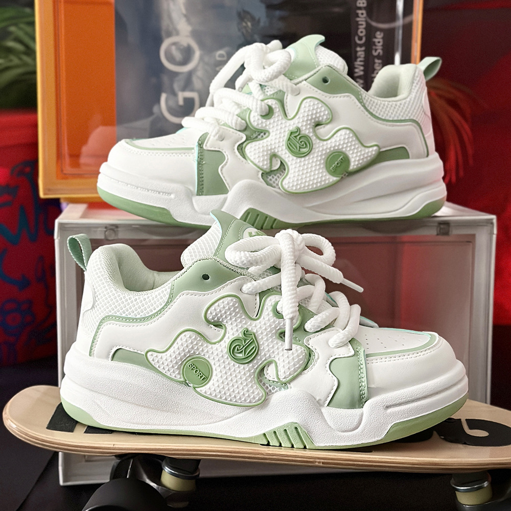 2024 new niche design casual trendy brand live broadcast style skateboard men's shoes_voghion.com