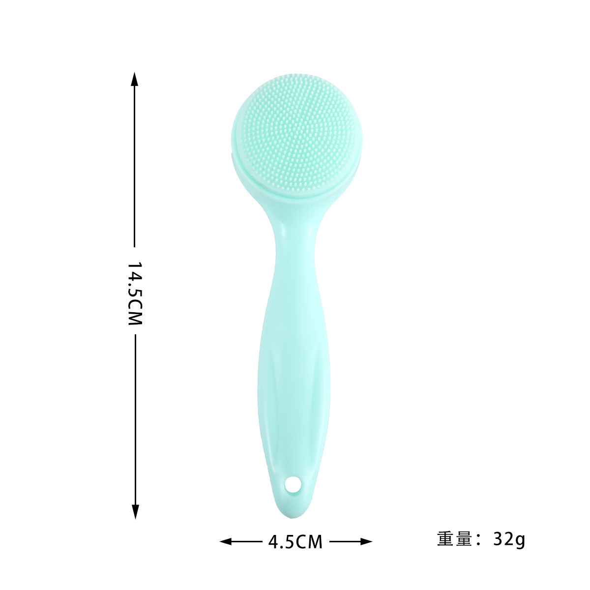 Cepillo de silicona suave transfronterizo tipo cepillo de lavado de cara desmaquillador de espinillas herramienta de limpieza herramienta de belleza portátil