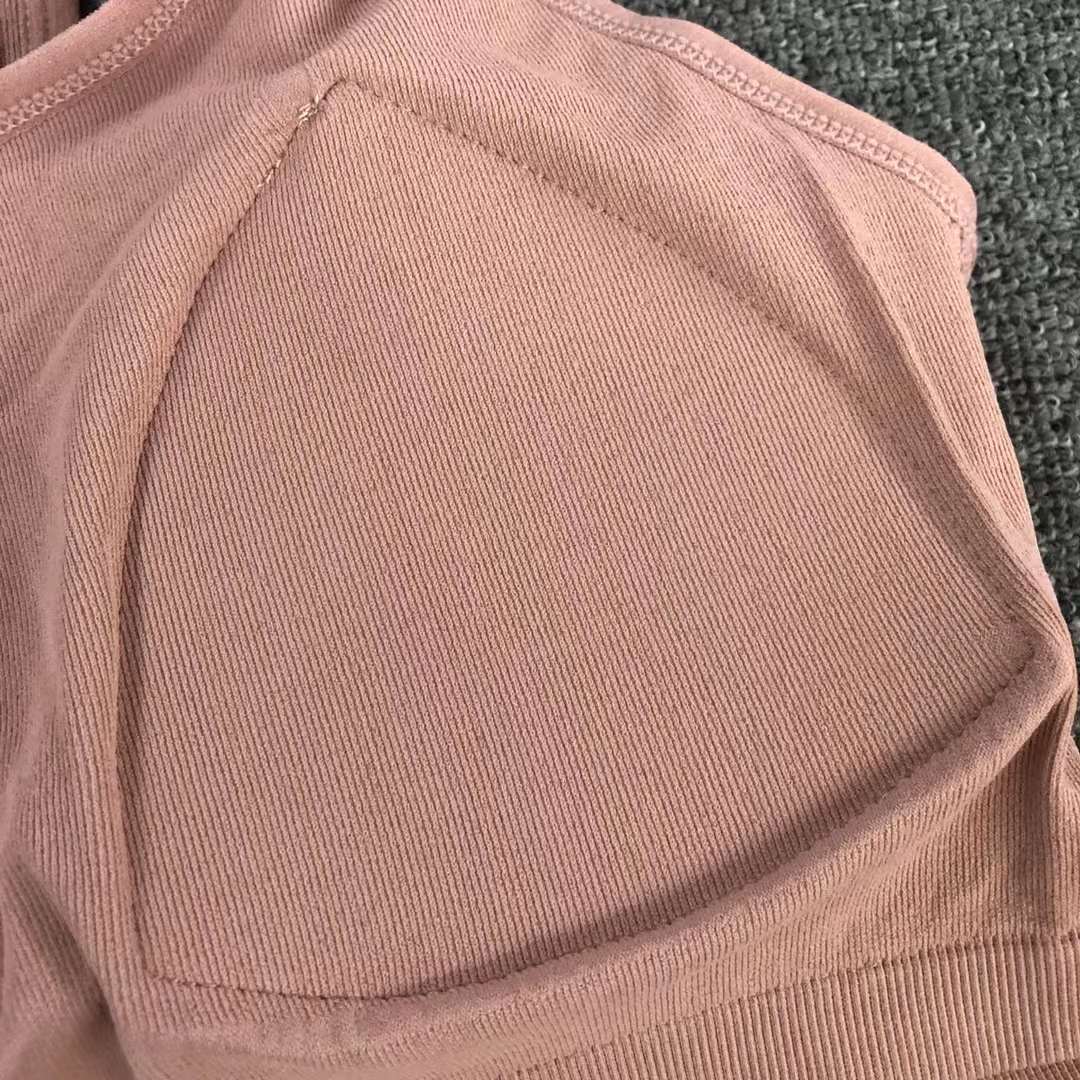 Nuevo chaleco sin costuras de alta elasticidad de alta calidad de dama sin anillo de acero bra de yoga ropa interior deportiva mujer al por mayor
