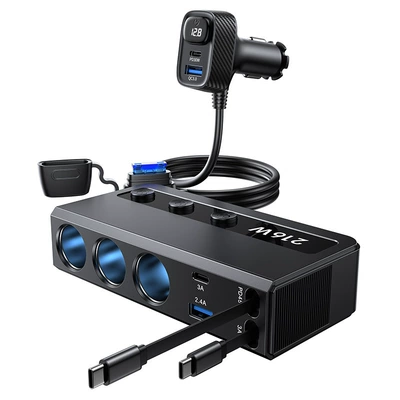 216W car charger, Siqaret yandırıcısı