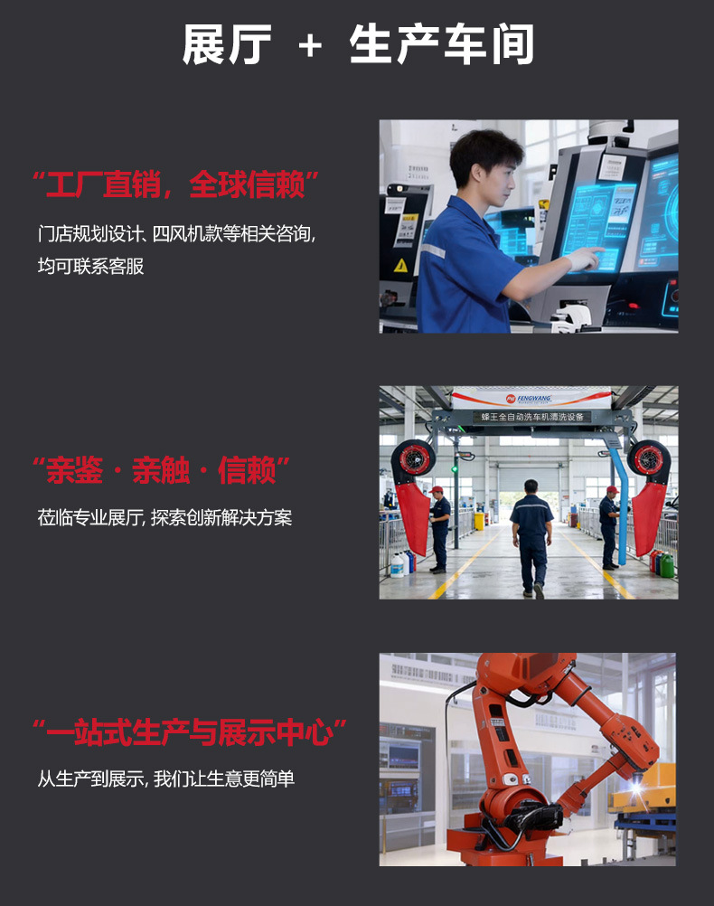 Fully automatic touchless 360 car wash machine °   Unmanned Commercial Gas Station High-Pressure Car Washing Equipment with Scan Code Payment