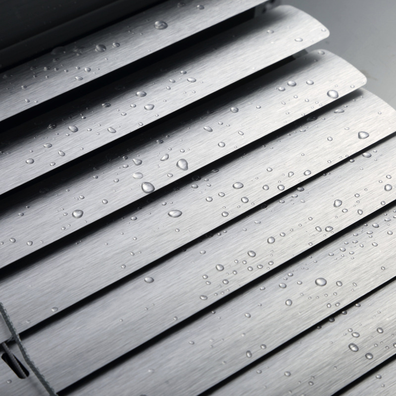 Blinds Without Drilling Are Suitable for Bathrooms, Bedrooms, and Offices, Made of Aluminum Alloy, Blackout Roller Blinds, Modern and Simple