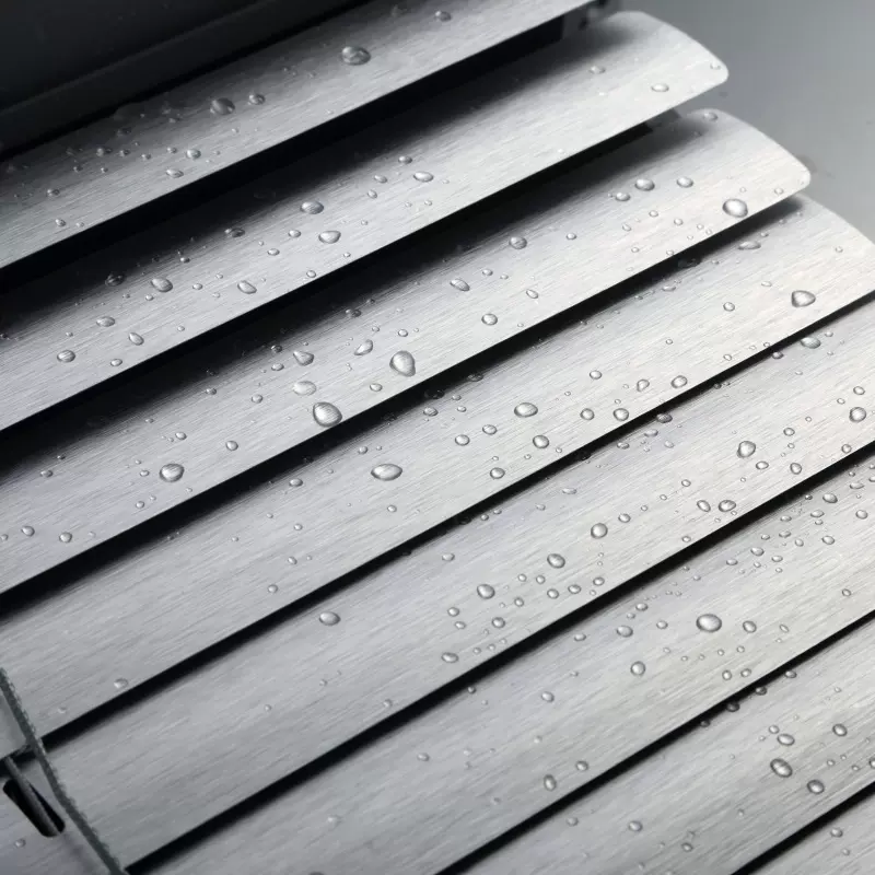 百叶窗帘免打孔卫生间浴室卧室办公室用铝合金遮光卷帘现代简约