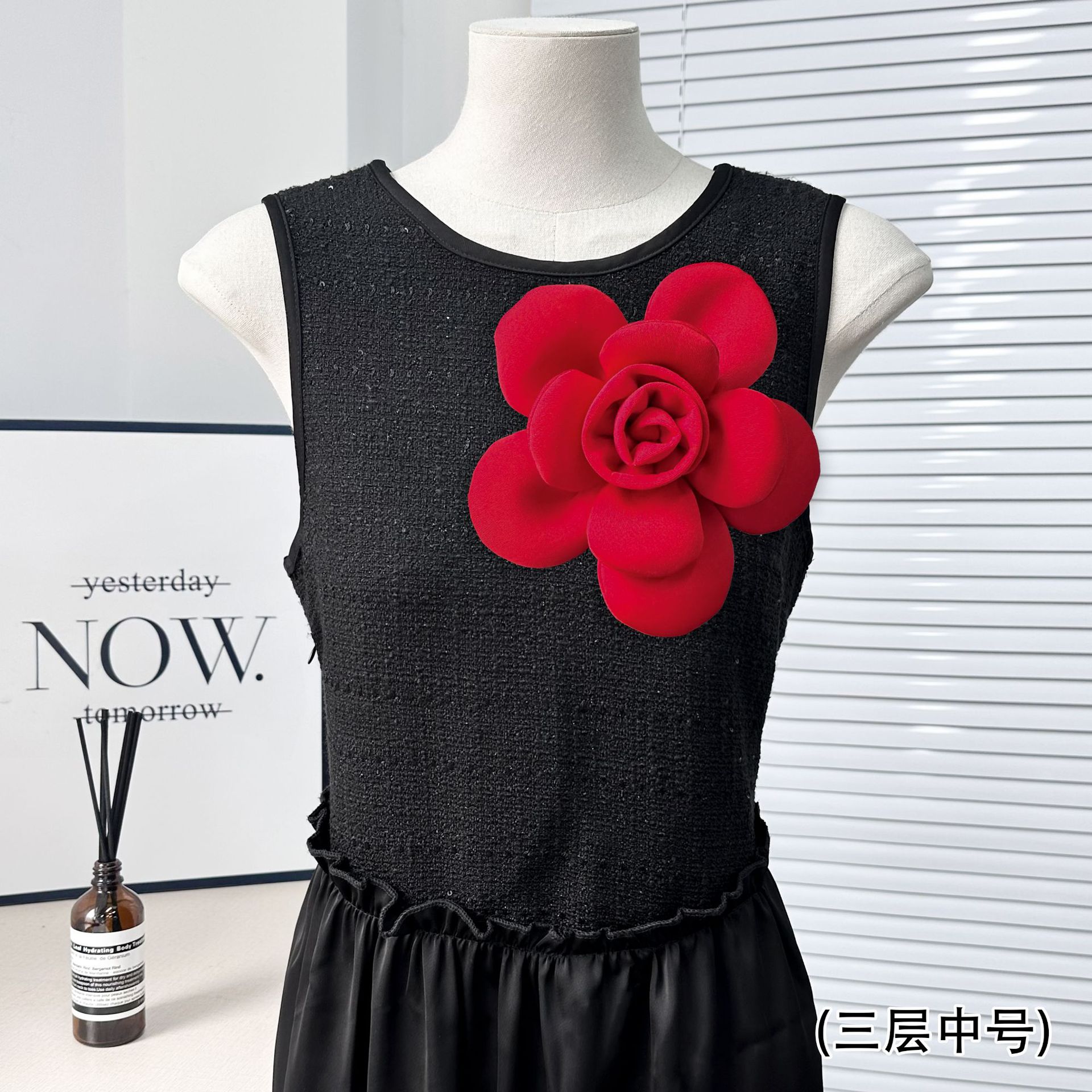 Comercio exterior transfronterizo tela tridimensional flor camisa vestido vestido DIY accesorios de flor hechos a mano venta directa fábrica