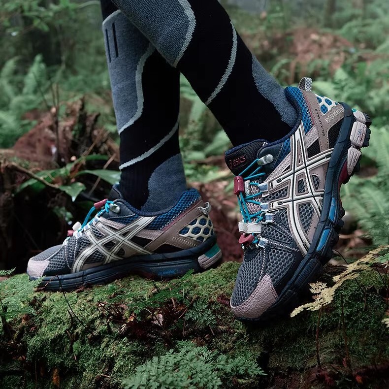 Putian Pure Original Mesh Women's Shoes Gel-Kahana 8 Hiking and Trail Running Wear-Resistant Drawstring Sports Shoes B6 Training Shoes