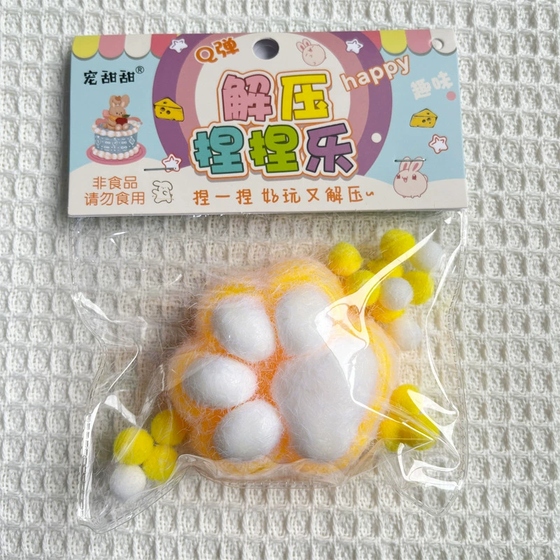 Soft plush realistic slime, toy, anti-stress