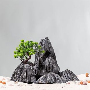 Креативное микроландшафтное моделирование ландшафтного камня каменистый камень украшение украшение бонсай украшение поглощающий камень бассейн король Чжао