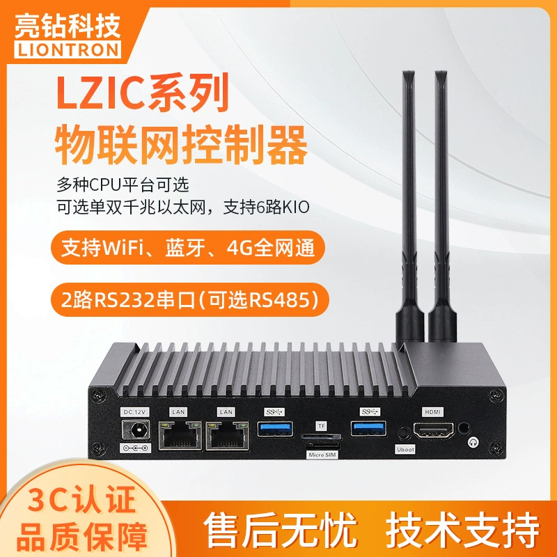 Liang diamond edge computing IoT gateway multiple CPU platform Phoenix terminal single and double network host