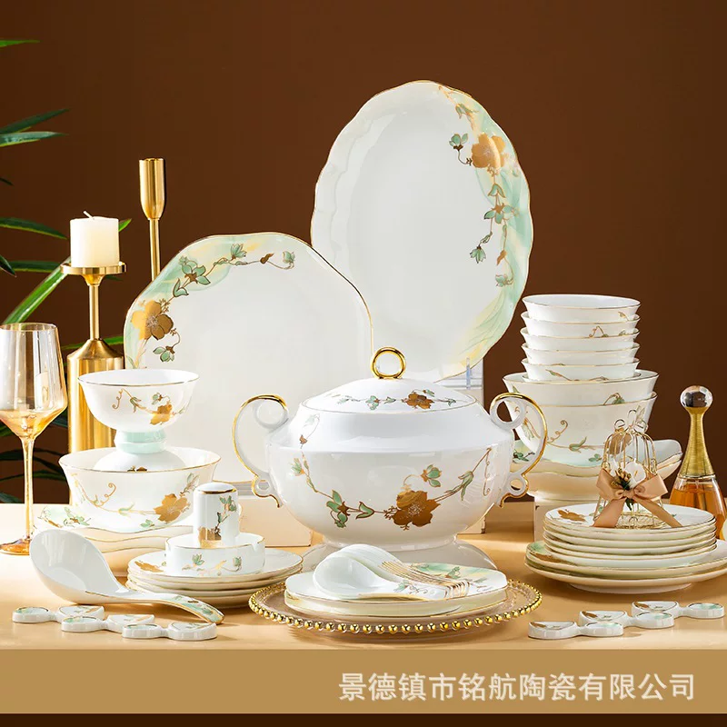 Elite ceramic set, tableware, full set, Birthday gift