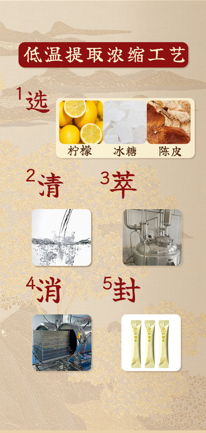Lemon Herbal Paste (Níng Méng Gāo) — Traditional Slow-Simmered Ready-to-Eat Herbal Paste, 100g quality and texture