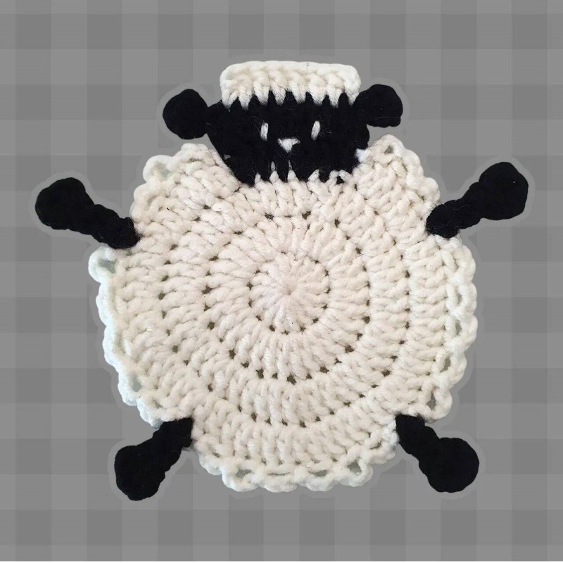 Posavasos de Ganchillo Hechos a Mano de Estilo Nuevo Transfronterizo, Lindos Posavasos de Tortuga, Producto Terminado, Aislante de Calor para Escritorio, Mantel Individual para Tazas