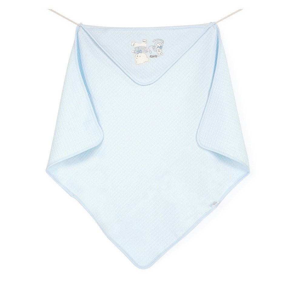 Verano recién nacido colcha de algodón con aire, capa con capucha, toalla de baño, manta de aire acondicionado para bebés transfronterizos, universal para todas las estaciones