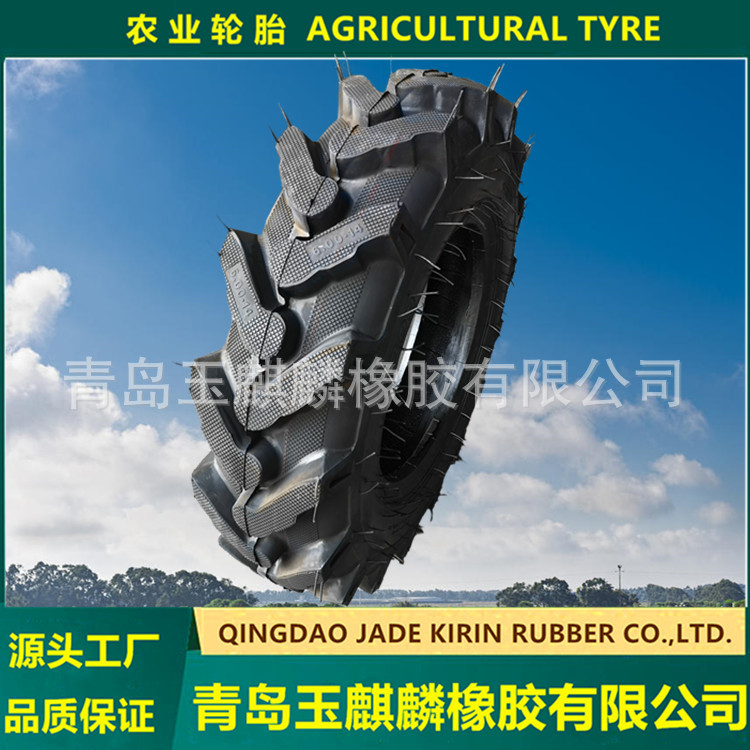 耐磨橡胶轮胎7.50-20抓地虎人字花纹福田雷沃欧豹农用拖拉机轮胎